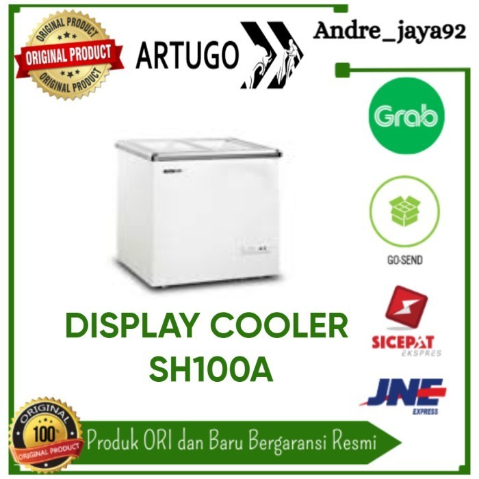 Freezer Box Display Cooler Sliding Kaca Artugo SH-100A