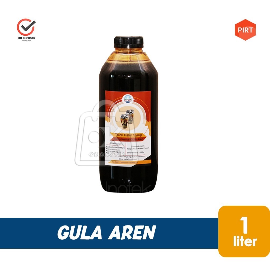 

Gula Aren Kental PILARI / THICK Palm Sugar (Botol 1 Liter)