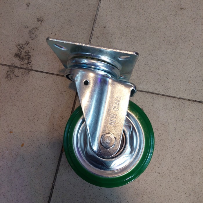 Roda Troli Pu Osaka 5 inch Hidup