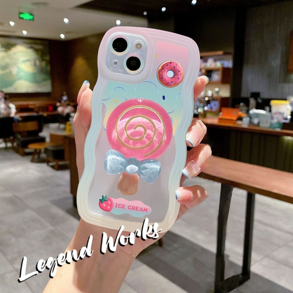 SOFTCASE  WITH CANDY POPSOCKET FOR OPPO A3S A1K A5S  A7 A12 F9 A11K  A15  A15S A35 A16 A16S A17 A17K