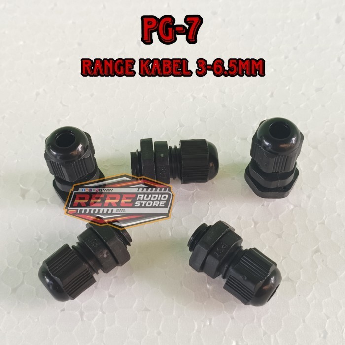 GLAND KABEL PG-7 PG 7 / CABLE GLAND 3-6.5mm Kualitas Bagus