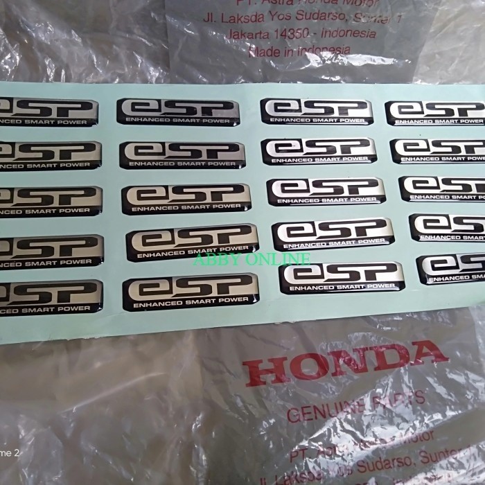 EMBLEM TIMBUL logo ESP HONDA BEAT VARIO 110 125 150 PCX BEAT NEW ORI High quality