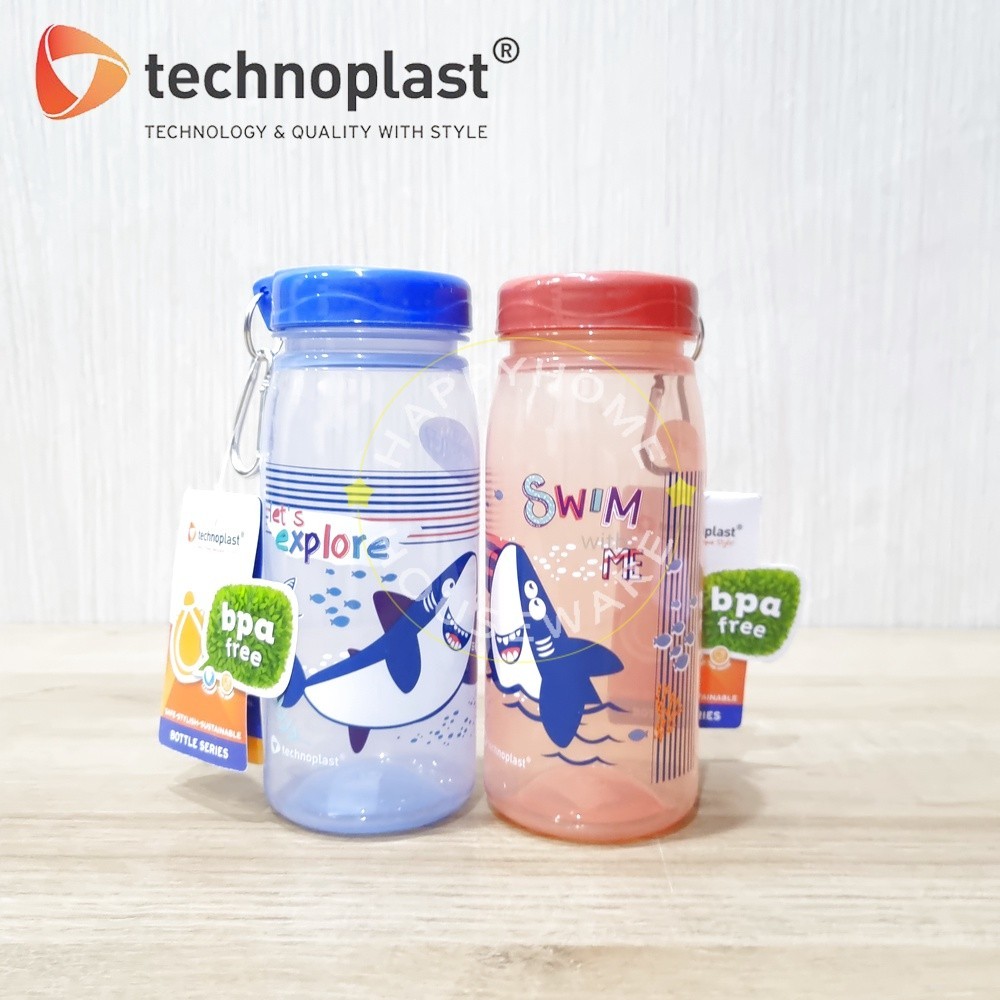 TECHNOPLAST Botol Minum Baby Shark Bottle Sport / Botol Air Minum Sport 600Ml