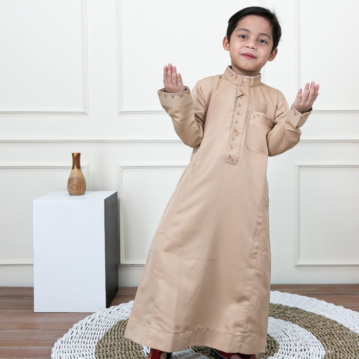 PROMO-Gamis anak laki laki / Baju Gamis anak / Baju Muslim anak - Putih, 0