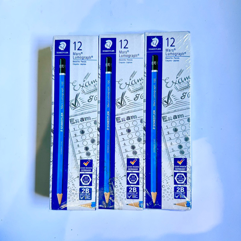 

FLASH SALE Pensil 2B Staedtler Mars Lumograph isi 12 pcs