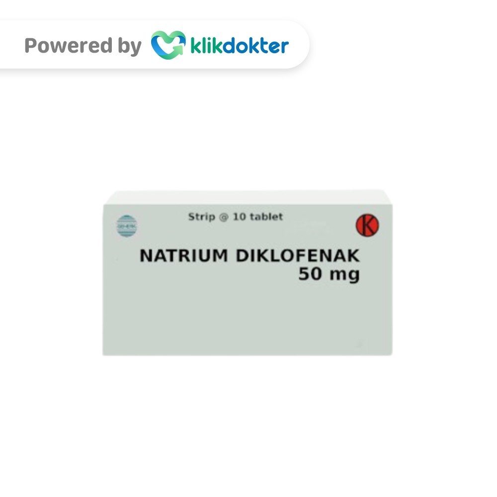 Natrium Diklofenak 50mg 10 Tablet Generik