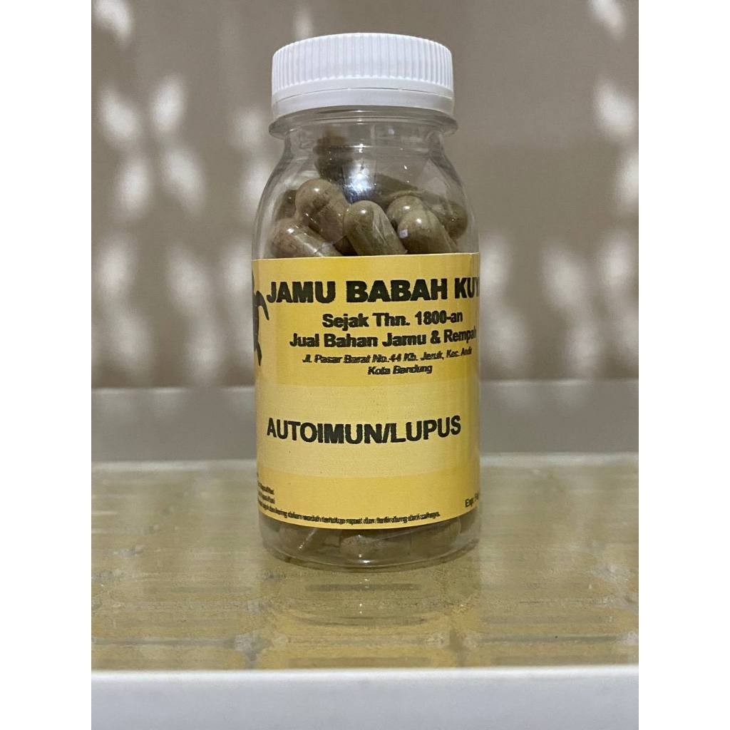 

Jamu Babah Kuya - Autoimun, Lupus (50 Kapsul) Herbal