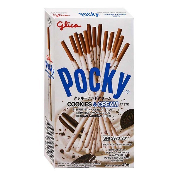 

Glico Pocky Cookies And Cream 40G Diskon