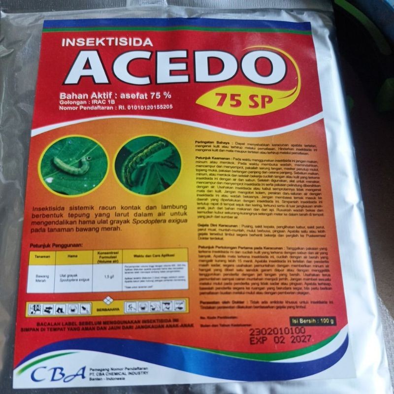 ACEDO 75SP ASEFAT 75% 100gram