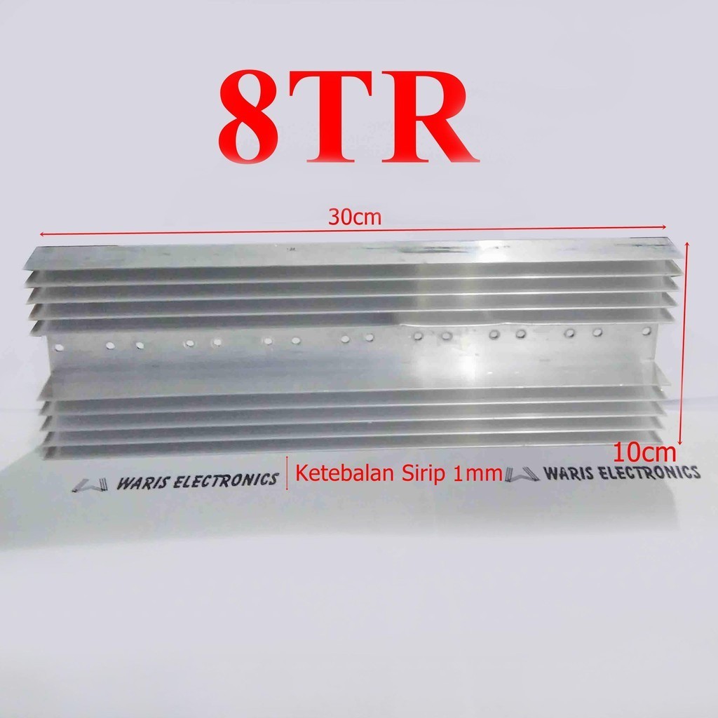 pendingin heatsink sirip persegi Sanken 8TR 30cm