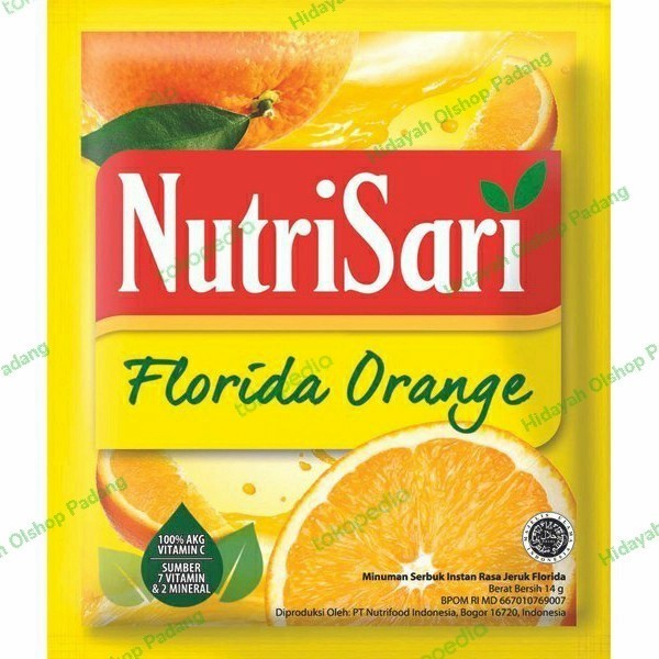 

Nutrisari bubuk sachet florida orange