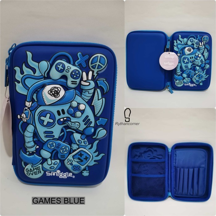 

TERLARIS! KOTAK PENCIL / PENCIL CASE SMIGGLE - game blue