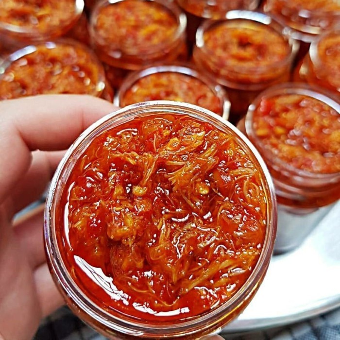 

Roux Sambal Kepiting Cabe Rawit Merah khas Belitung