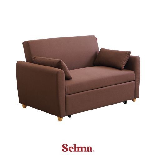 Selma Laguna Sofa Bed Fabric - Cokelat