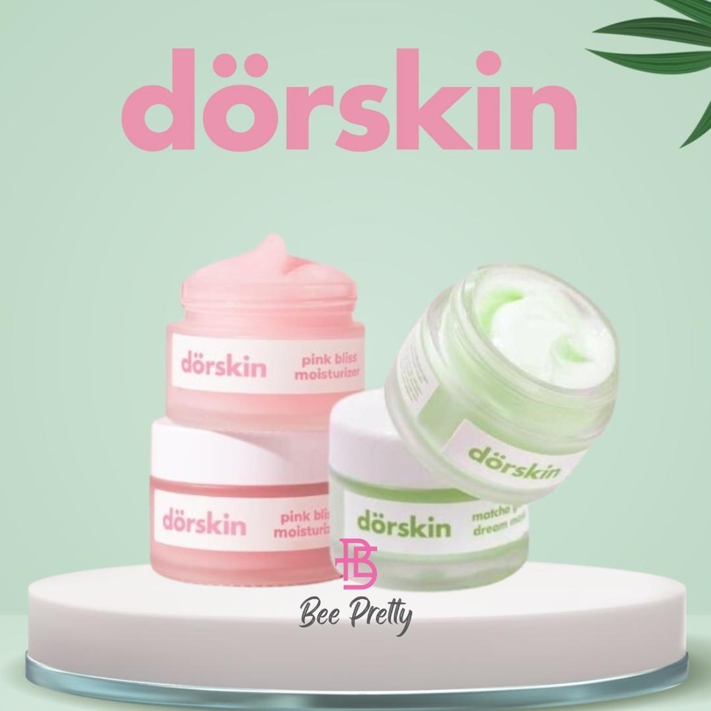 Dorskin Moisturizer / Dorskin Matcha Glow Dream Sleeping Mask / Dorskin Pink Bliss Moisturizer Brigh