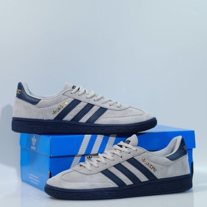 Rp 1 Rupiah Sepatu Pria Adidas Spezial Handball Grey Navy Gum Bnib Original Vietnam Terlaris