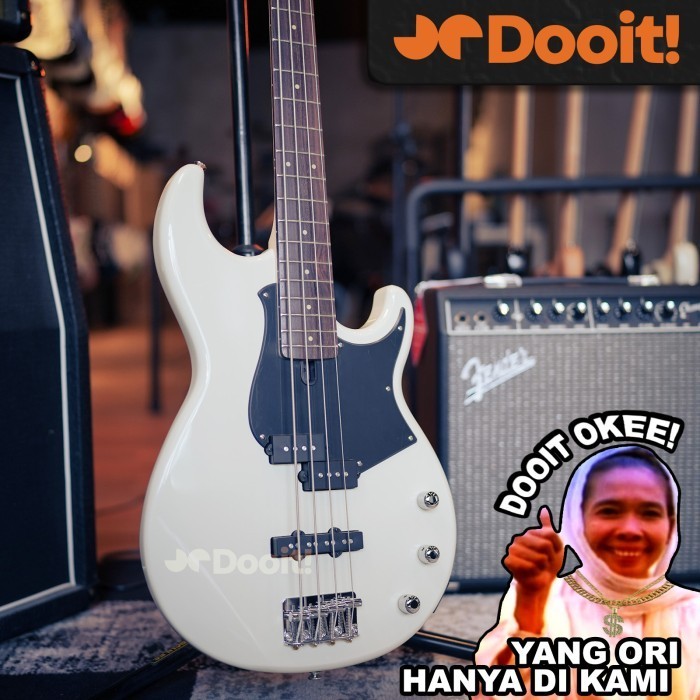 YAMAHA BB234 BB 234 Electric Elektrik Bass 4 Senar String - Vintage White