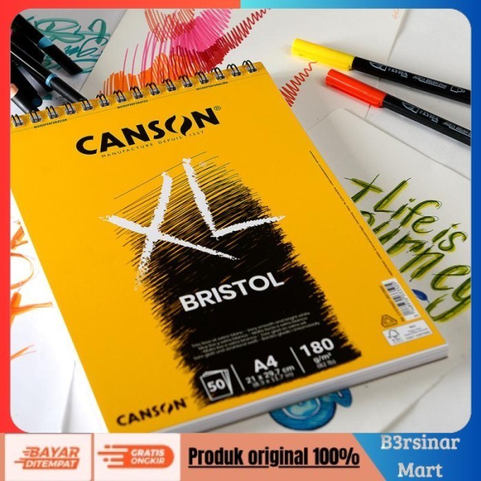 

[KUALITAS TERBAIK] Canson XL Bristol A4