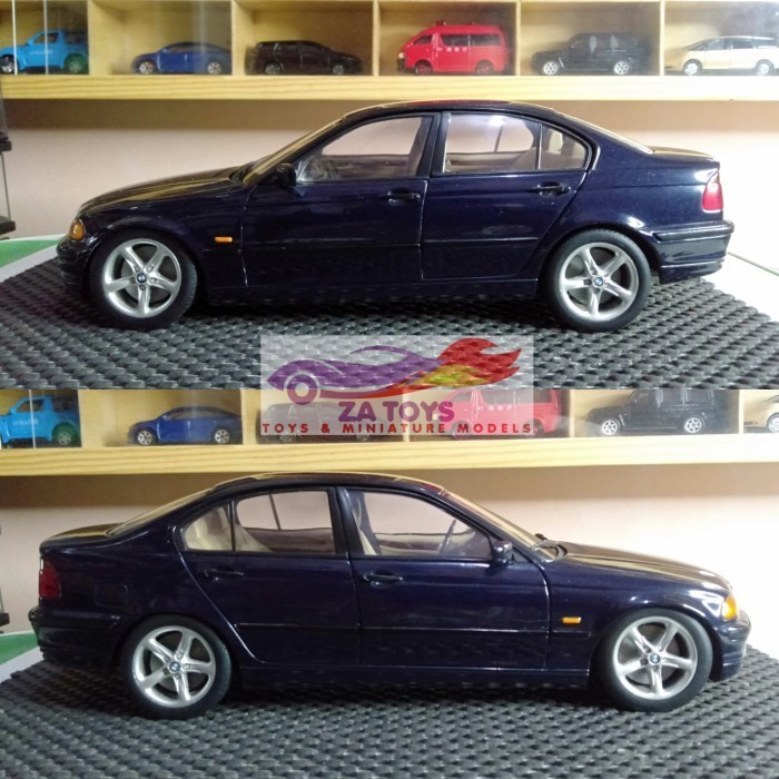 PTS99 Diecast BMW 3 Series E46 Sedan Dark Blue by UT Models 1:18 Loose