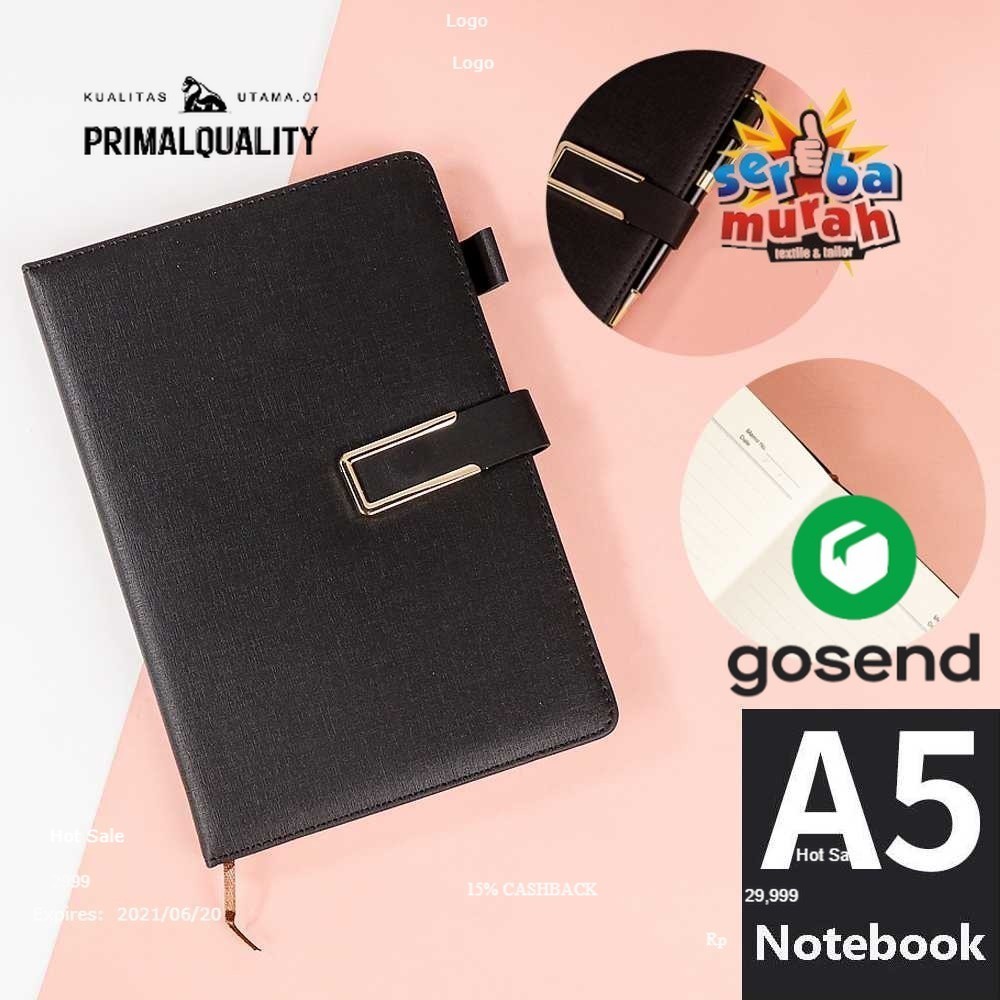 

NotKulit Bisnis Tebal A5 Desain Artistik Sederhana Cocok Untuk Pelajar, Pekerja Kantor Primal Toddi