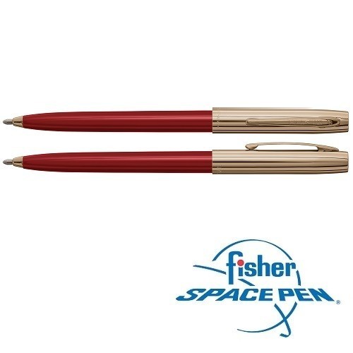

[Terbaru]ATK FISHER SPACE PEN Cap-O-Matic Apollo Ballpoint Pen Blister Pack/ Pulpen - Red GT