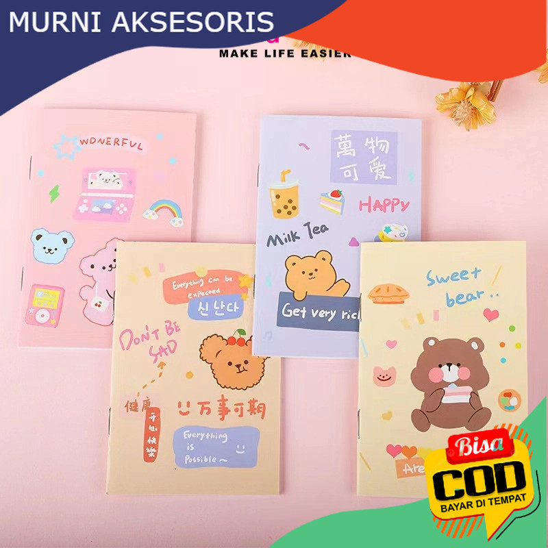 

Free Bubblewrap. Buku Tulis Mini / Buku Saku Motif Kartun / Note Book Mini Cartoon / Buku Catatan Mini Lucu