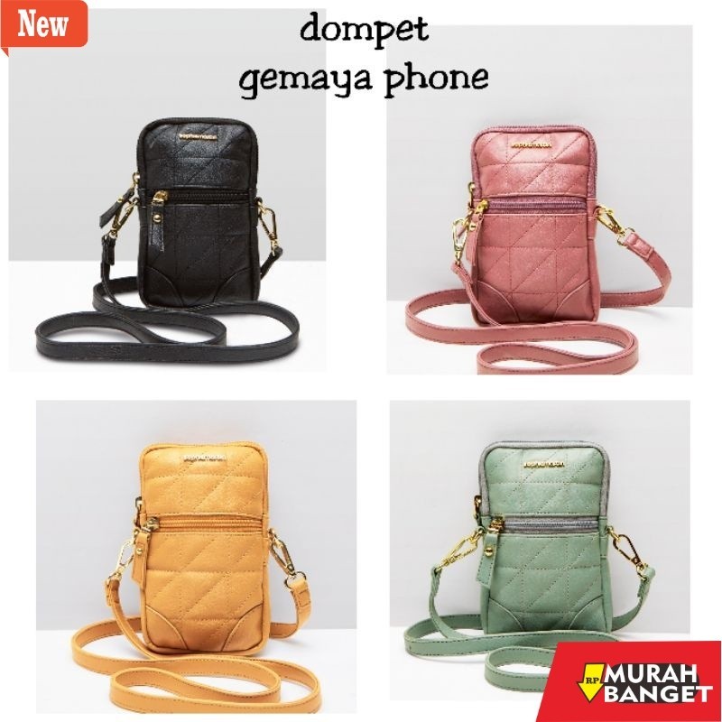 tas selempang wanita shopee haul DOMPET GEMAYA PHONE : BLACK , PINK , YELLOW , GREEN , SOPHIE MARTIN