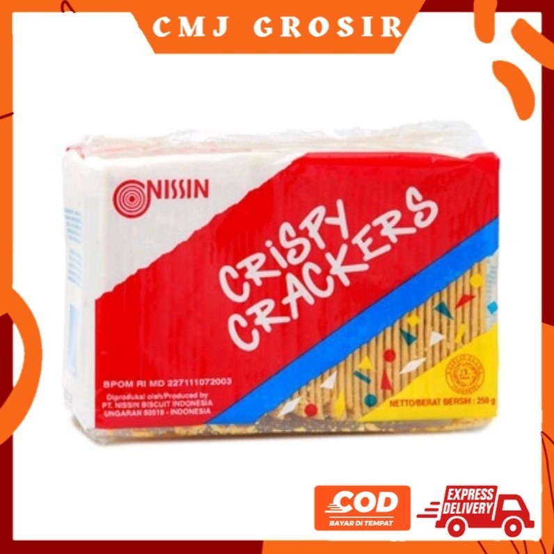 

GROSIR NISSIN CRISPY CRACKERS BISKUIT KEMASAN 250 GR