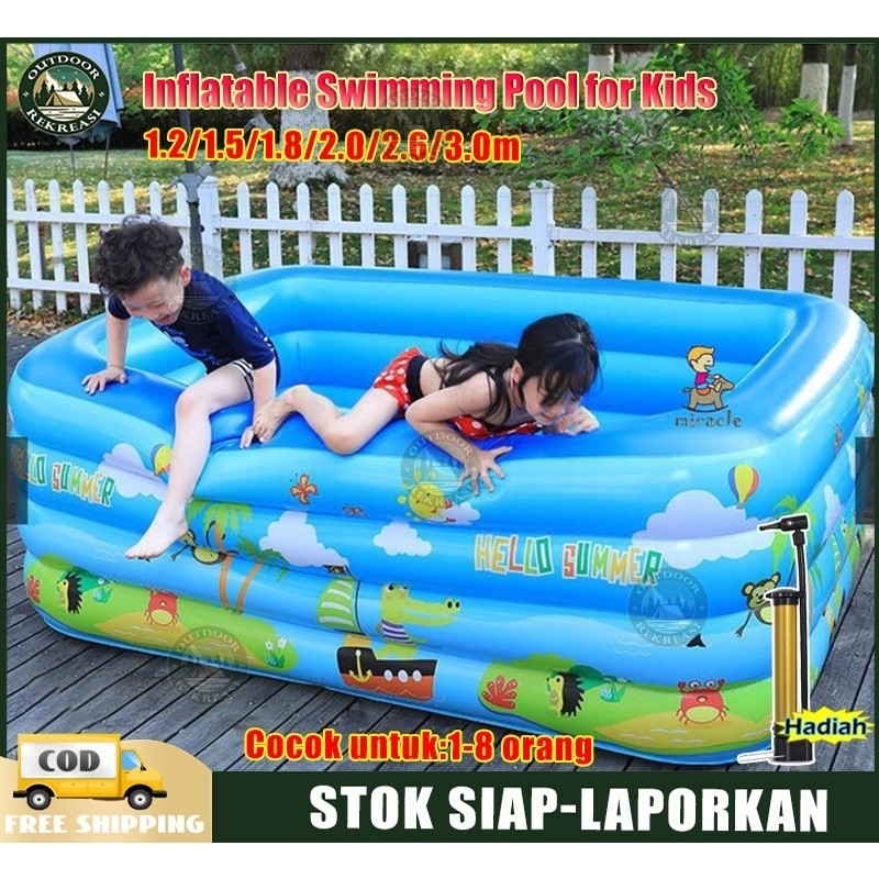 Kolam Renang Anak / Kolam Mandi Bola Inflatable Bestway Pool 1,5 meter Kolam 2/3 Ring Baby SPA Murah