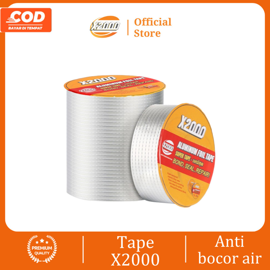 Super Tape X2000 3 Ukuran Anti Bocor Super Kuat Waterproof, Lakban X2000 Flex Tape Super Kuat Perbai