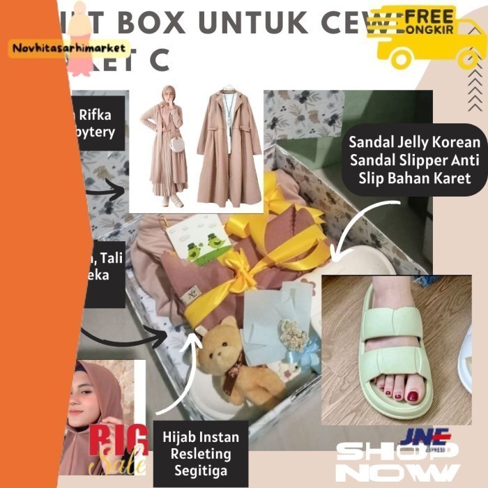 

✨LARIS✨ -Hadiah kado/gift box ulang tahun, wisuda, pernikahan, lebaran paket C