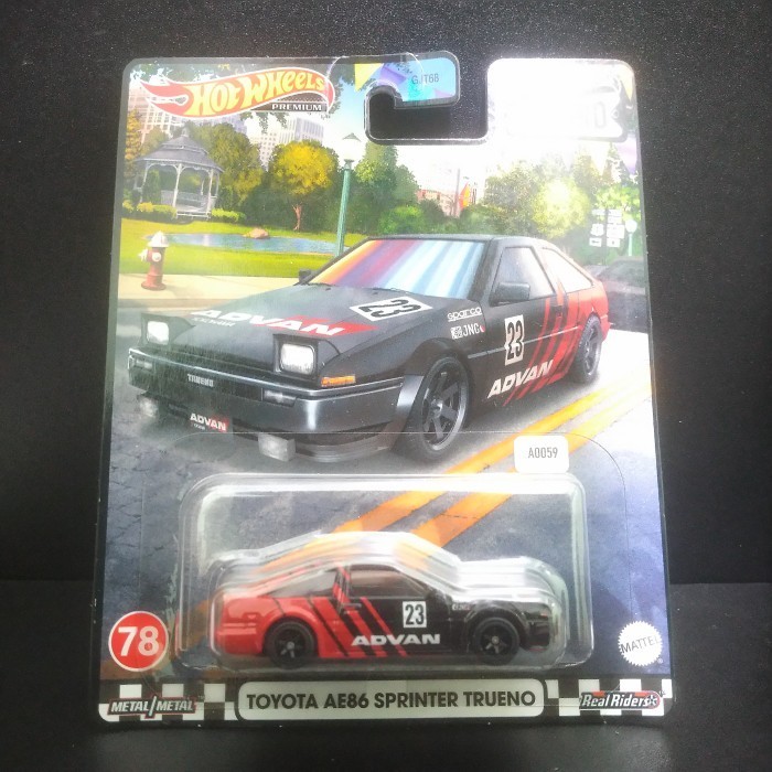 Hot Wheels HotWheels Toyota AE86 Sprinter Trueno Boulevard A0059 Mainan Anak Miniatur Koleksi Pajang