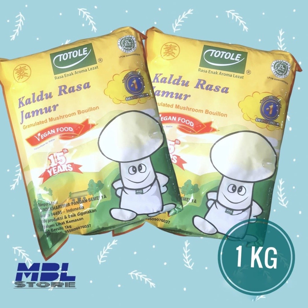 

Totole Kaldu jamur Totole 1kg