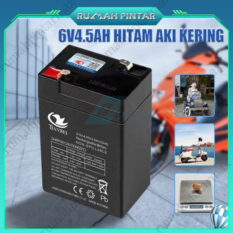 Aki 6v 4.5ah/ 6v 7ah Aki Kering Genset Aki UPS SMT 12V 8Ah - Baterai UPS Batere Emergency /4.5ah/7ah