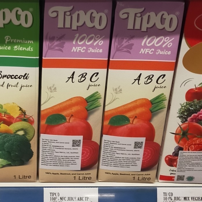 

tipco 100% nfc juice ABC jus 1ltr