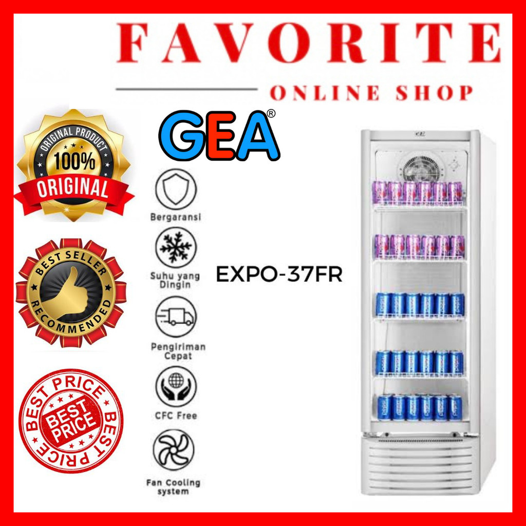SHOWCASE GEA EXPO 37 FR GEA SHOWCASE DISPLAY COOLER KULKAS MINUMAN