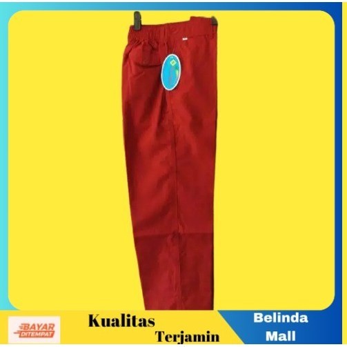 

⭐COD⭐ Celana Panjang Karet SD Merek SERAGAM Warna Merah ukuran 27 s/d 44 27 TERLARIS