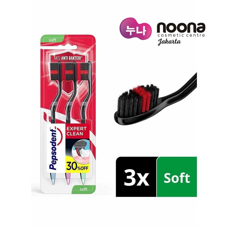 PEPODENT SIKAT GIGI EXPERT CLEAN ISI 3 -NJ