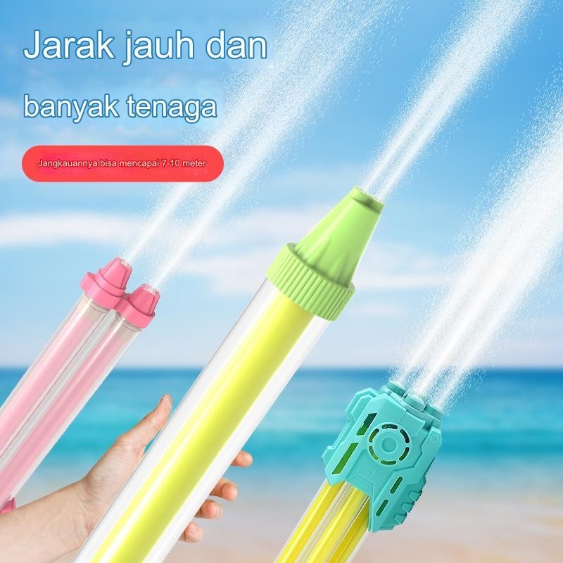 Pistol air besar lima tabung Pistol air anak-anak Pistol air semprot/pistol air kapasitas besar