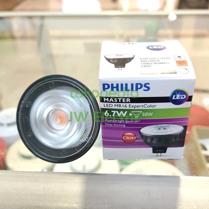 Lampu Philips Master LED MR16 ExpertColor 6.7 Watt 12V AC Philips Master LED MR16 ExpertColor 6.7 Wa