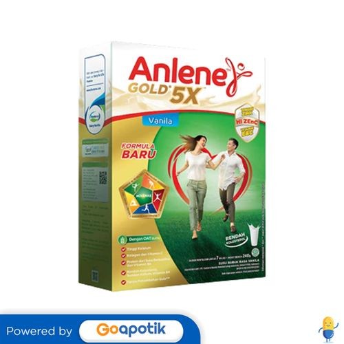 

Anlene Gold 5x Rasa Vanila 240 Gram Box