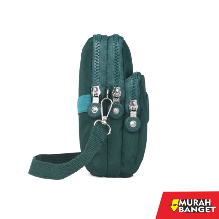 tas selempang pria kekinian Kipling Tas Dompet Hp Pria Tas Selempang wanita nylon Waterproof Import 