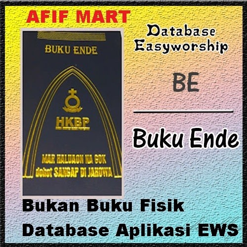 Database Lagu Easyworship Buku Ende (BE) Multimedia Gereja