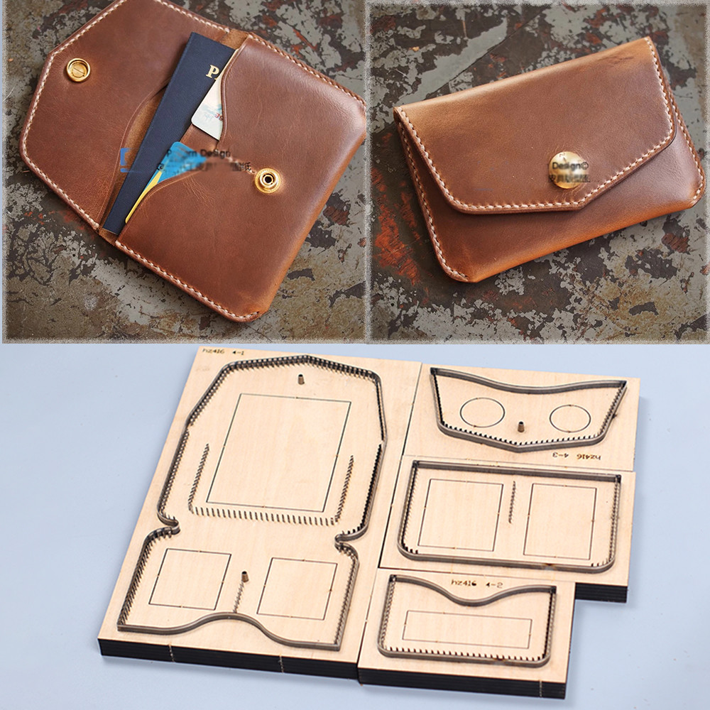 

15x10cm Leather Craft passport carholder wallet cutting dies knife mold iron blade cutter