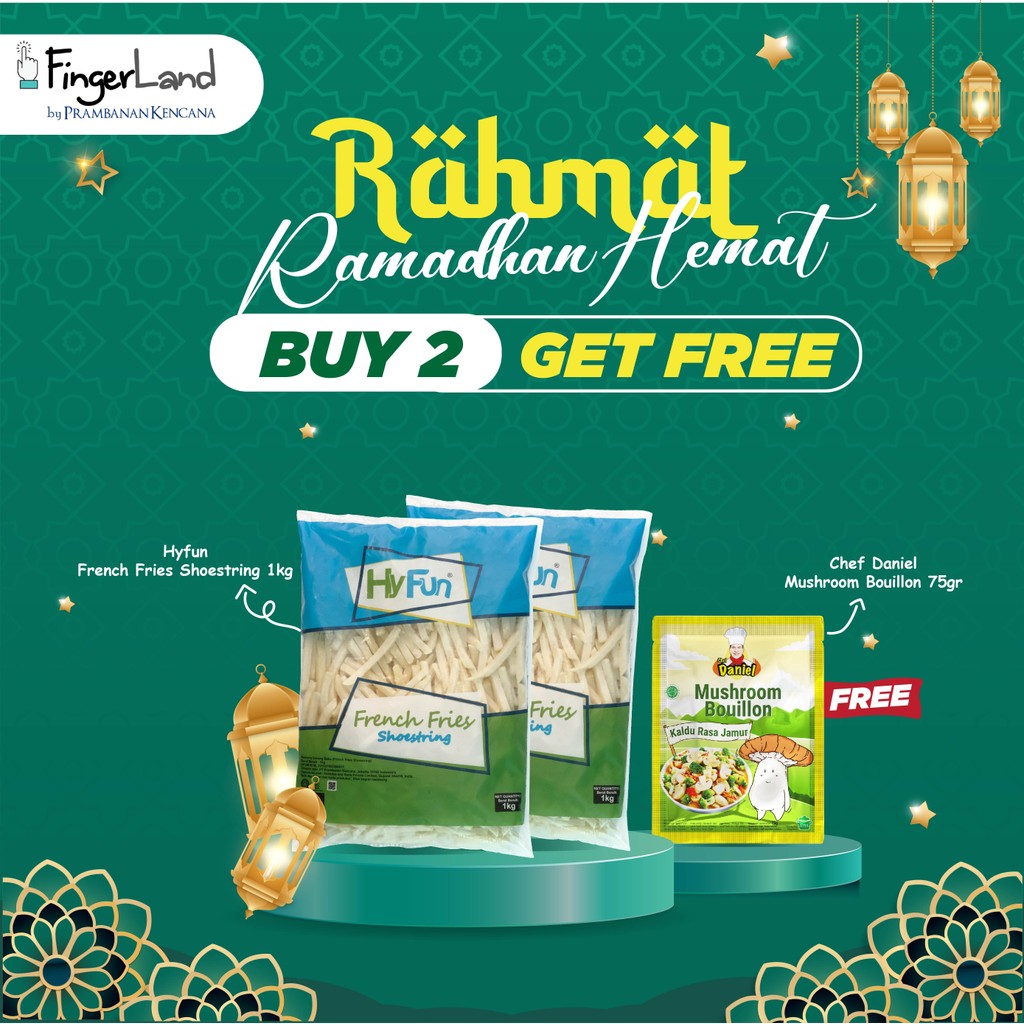 

Paket RAHMAT (Ramadhan Hemat) 5 Hyfun Kentang