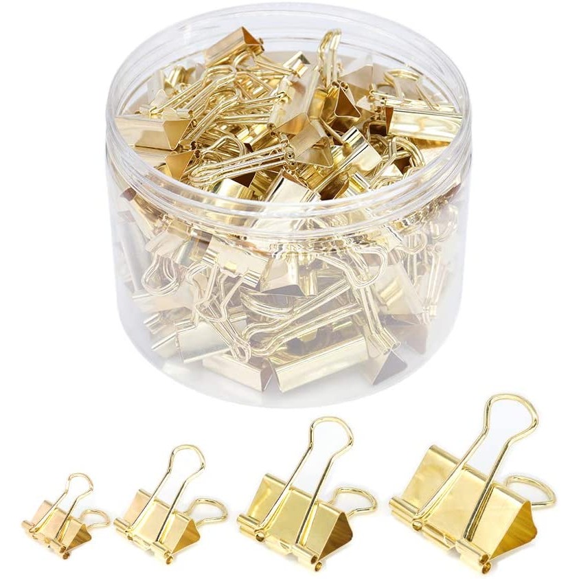 

Binder Paper Clip Golden Long Tail Tcket Clip Folder Metal Long Tail Clip Dovetail Small Ticket Clip For Office School Supplies