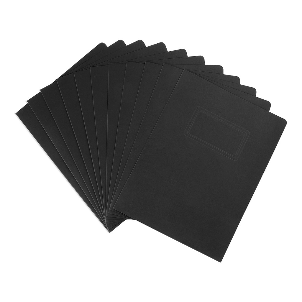 

Kraft Paper File Folder Holder for Office Project 12PCS A4 2 Pockets Document Folder Durable and Convenient Office Supplies