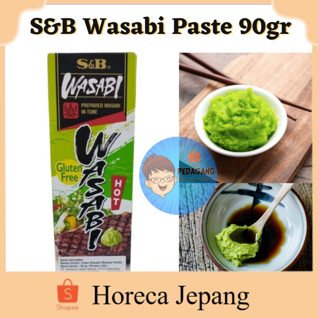 

S&B Wasabi Paste 90gr/ S&B Wasabi Paste/ S&B Pasta Wasabi Tube/ Wasabi