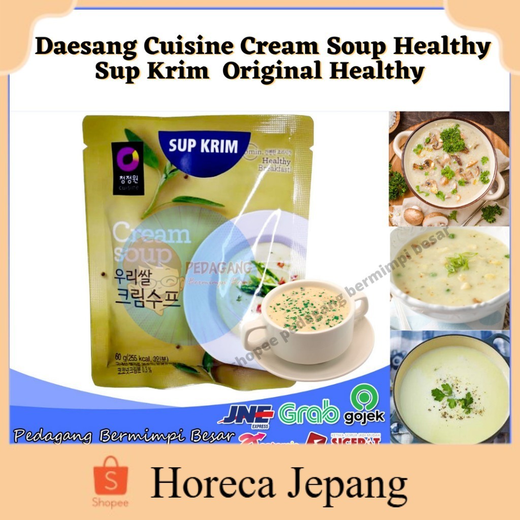 

Daesang Cuisine Cream Soup 60gr | Sup Krim Healthy | Sup Cream Healthy