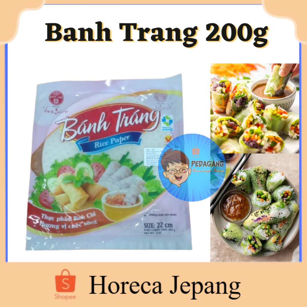 

RICE PAPER BULAT 200G/ Rice Paper Vietnam Kulit Lumpia 200g/ BANH TRANG BULAT / RICE PAPER BULAT